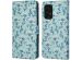 iMoshion Design Bookcase Samsung Galaxy A53 - Blue Flowers