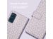 iMoshion Design Bookcase Samsung Galaxy S20 FE - White Daisy