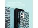 iMoshion Design Bookcase iPhone 11 - Black Blue Stripes