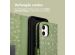 iMoshion Design Bookcase iPhone 11 - Green Flowers