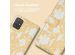 iMoshion Design Bookcase Samsung Galaxy A51 - Yellow Flowers