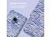 iMoshion Design Bookcase Samsung Galaxy S9 - White Blue Stripes
