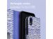 iMoshion Design Bookcase iPhone Xr - White Blue Stripes