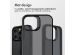 Accezz Rugged Frosted Backcover iPhone 15 Pro - Zwart