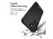 Accezz Rugged Frosted Backcover Samsung Galaxy S22 - Zwart