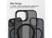 Accezz Rugged Frosted Backcover met MagSafe iPhone 15 Plus - Zwart