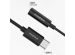 iMoshion AUX adapter - USB-C naar 3,5 mm / Jack audio adapter - USB-C male to AUX female - Zwart
