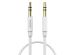 iMoshion AUX kabel - 3,5 mm / Jack audio kabel - Male to male - 1 meter - Wit