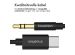 iMoshion AUX kabel - 3,5 mm / Jack audio naar USB-C kabel - Male to USB-C - 1 meter - Zwart