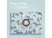 iMoshion 360° Draaibare Design Bookcase iPad 9 (2021) / iPad 8 (2020) / iPad 7 (2019) 10.2 inch - Flowers