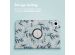 iMoshion 360° Draaibare Design Bookcase Samsung Galaxy Tab A9 8.7 inch - Flowers