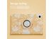 iMoshion 360° Draaibare Design Bookcase Samsung Galaxy Tab A9 8.7 inch - Yellow Flowers