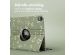 iMoshion 360° Draaibare Design Bookcase iPad Air 5 (2022) / Air 4 (2020) - Green Flowers