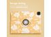iMoshion 360° Draaibare Design Bookcase iPad Pro 12.9 (2018 / 2020 / 2021 / 2022) - Yellow Flowers