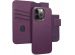 Accezz Leather Bookcase 2-in-1 met MagSafe iPhone 15 Pro Max - Heath Purple
