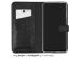 Selencia Echt Lederen Bookcase Samsung Galaxy A55 - Zwart