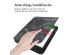 iMoshion Design Slim Hard Case Sleepcover Kobo Nia - Black Marble
