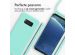 iMoshion Siliconen hoesje met koord Samsung Galaxy S8 - Mintgroen