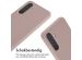 iMoshion Siliconen hoesje met koord Samsung Galaxy A35 - Sand Pink
