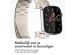 iMoshion Stalen bandje Apple Watch Series 1-9 / SE / Ultra (2) - 42/44/45/49 mm - Sterrenlicht