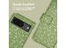 iMoshion Design Bookcase Google Pixel 8a - Green Flowers
