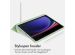 Accezz Smart Silicone Bookcase Samsung Galaxy Tab A9 Plus - Lichtgroen