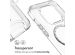 iMoshion MagSafe Backcover met afneembaar koord iPhone 13 Pro - Transparant