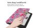 iMoshion Design Slim Hard Case Sleepcover Kobo Clara HD - Flower Watercolor