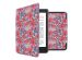 iMoshion Design Slim Hard Case Sleepcover Kobo Nia - Flower Watercolor