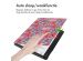 iMoshion Design Slim Hard Case Sleepcover met stand Kobo Elipsa 2E - Flower Watercolor