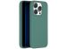 Accezz Liquid Silicone Backcover iPhone 15 Pro - Donkergroen