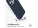 Accezz Liquid Silicone Backcover iPhone 15 Pro - Donkerblauw