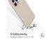 Accezz Liquid Silicone Backcover iPhone 15 Pro Max - Stone