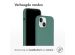 Accezz Liquid Silicone Backcover met MagSafe iPhone 15 - Donkergroen