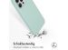 Accezz Liquid Silicone Backcover met MagSafe iPhone 15 Pro Max - Sky Blue