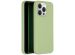 Accezz Liquid Silicone Backcover met MagSafe iPhone 15 Pro Max - Groen