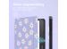 iMoshion Design Slim Hard Case Sleepcover met stand Kobo Libra 2 / Tolino Vision 6 - Flowers Distance