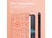 iMoshion Design Slim Hard Case Sleepcover met stand Kobo Libra 2 / Tolino Vision 6 - Orange Flowers Connect