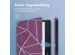 iMoshion Design Slim Hard Case Sleepcover met stand Kobo Sage / Tolino Epos 3 - Bordeaux Graphic