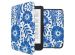 iMoshion Design Slim Hard Case Sleepcover Kobo Clara 2E / Tolino Shine 4 - Flower Tile