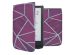 iMoshion Design Slim Hard Case Sleepcover Pocketbook Touch Lux 5 / HD 3 / Basic Lux 4 / Vivlio Lux 5 - Bordeaux Graphic