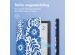 iMoshion Design Slim Hard Case Sleepcover Pocketbook Touch Lux 5 / HD 3 / Basic Lux 4 / Vivlio Lux 5 - Flower Tile