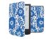 iMoshion Design Slim Hard Case Sleepcover Pocketbook Touch Lux 5 / HD 3 / Basic Lux 4 / Vivlio Lux 5 - Flower Tile