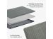 Selencia Geweven Cover MacBook Pro 13 inch (2020 / 2022) - A2289 / A2251 - Grijs