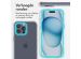 iMoshion Stand Backcover iPhone 15 Pro Max - Transparant