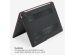 Selencia Fluwelen Cover MacBook Air 13 inch (2022) / Air 13 inch (2024) M3 chip - A2681 / A3113 - Donkerrood