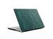 Selencia Fluwelen Cover MacBook Pro 16 inch (2021) / Pro 16 inch (2023) M3 chip - A2485 / A2780 / A2919 - Donkergroen