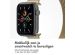 iMoshion Milanees magnetisch bandje Apple Watch Series 1-9 / SE - 38/40/41 mm - Maat S - Champagne