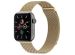iMoshion Milanees magnetisch bandje Apple Watch Series 1-9 / SE - 38/40/41 mm - Maat S - Champagne