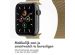 iMoshion Milanees magnetisch bandje Apple Watch Series 1-9 / SE - 38/40/41 mm - Maat M - Champagne
